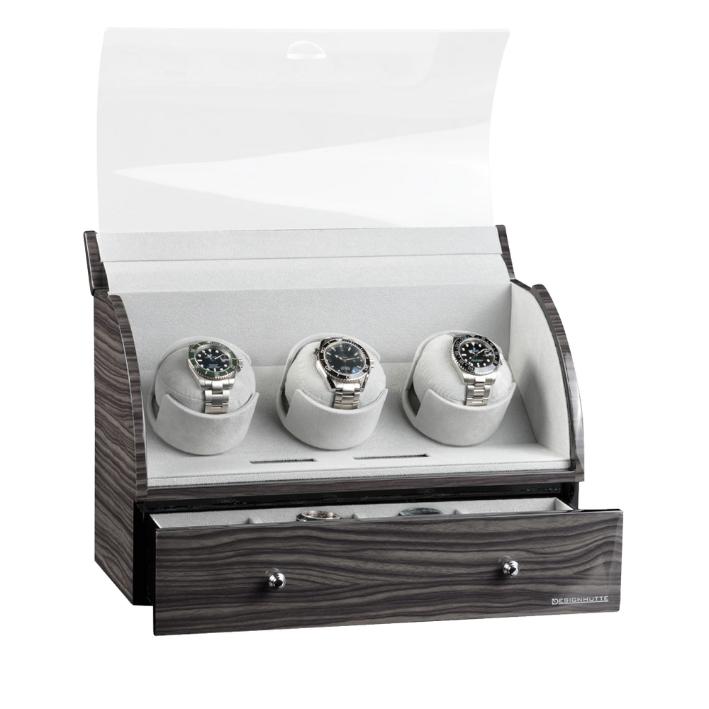 Designhütte Uhrenbeweger Basel 3 LCD Designhütte Uhrenbeweger Basel 3 LCD