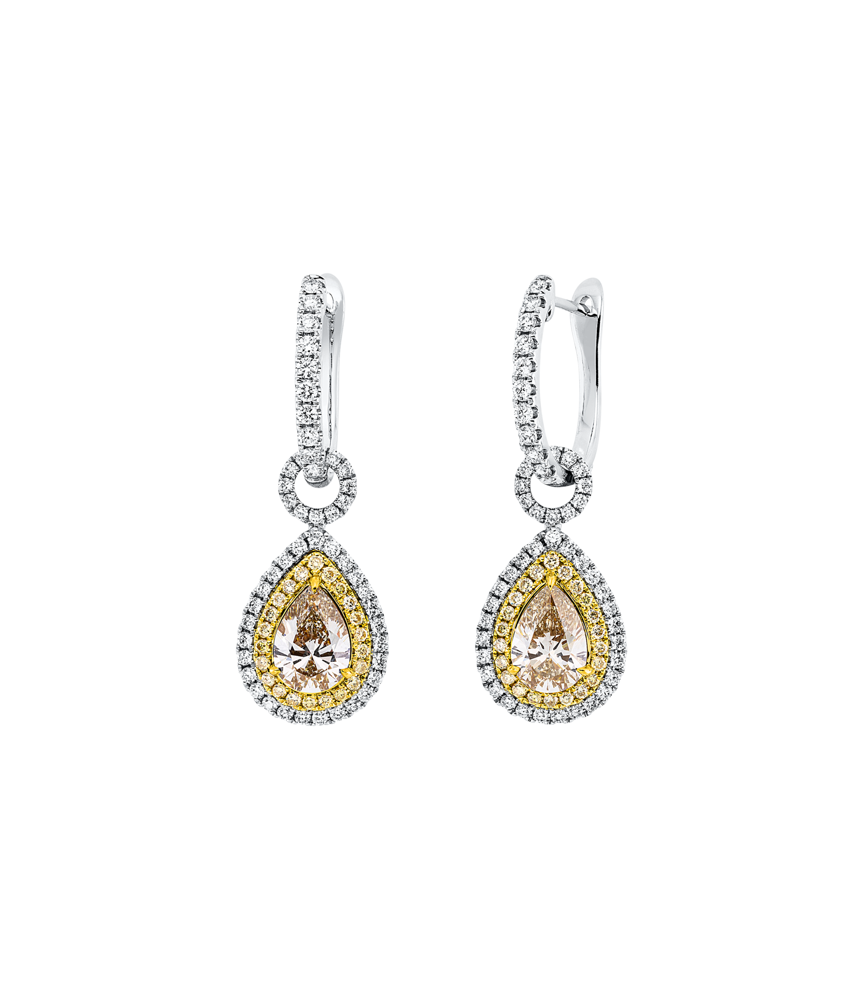 Brogle Selection Bicolor Diamantohrhänger