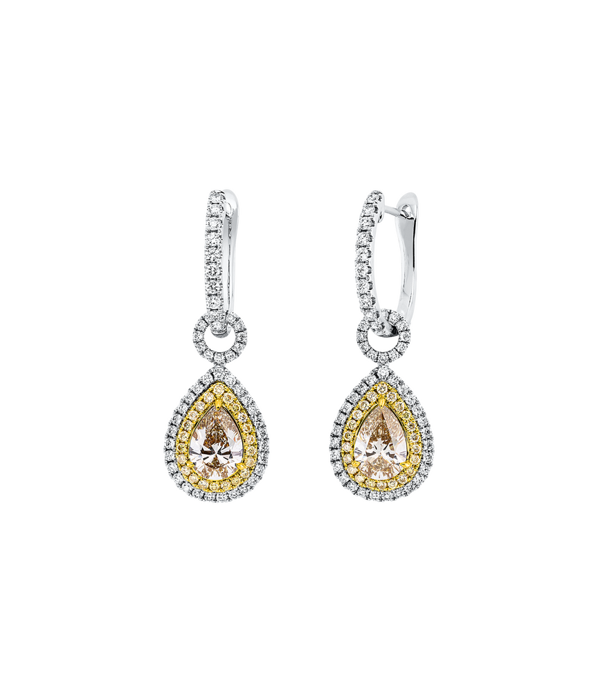 Brogle Selection Bicolor Diamantohrhänger Brogle Selection Bicolor Diamantohrhänger