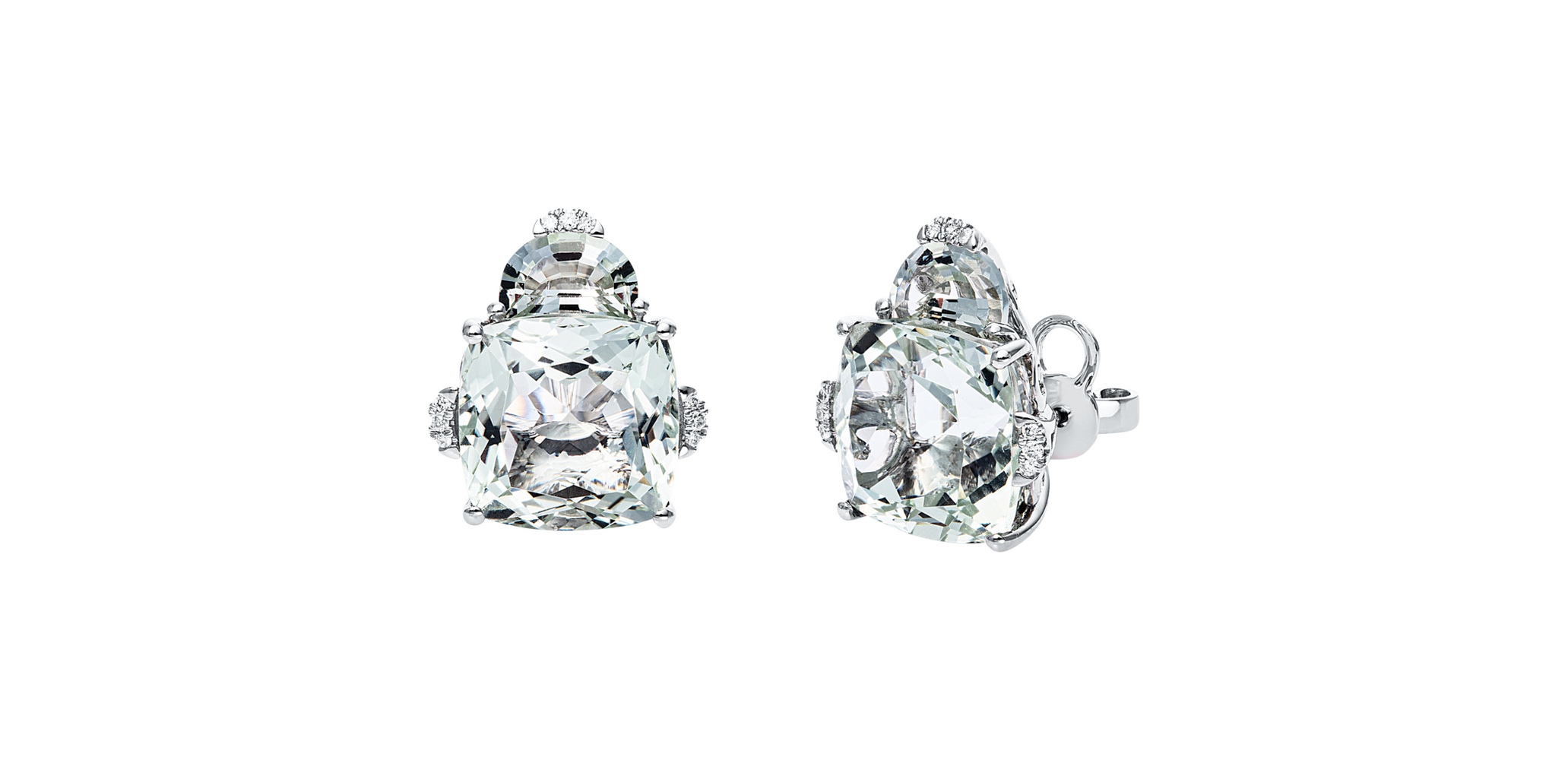 Brogle Classic amethyst stud earrings Brogle Classic amethyst stud earrings