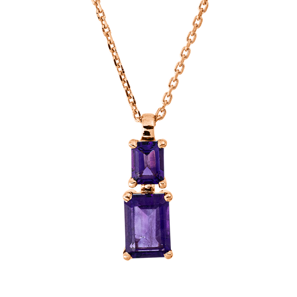 Brogle Classic necklace with amethyst pendant Brogle Classic necklace with amethyst pendant