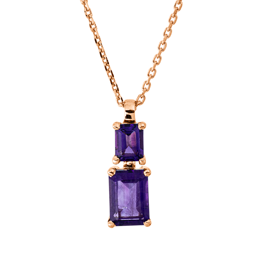 Brogle Classic necklace with amethyst pendant Brogle Classic necklace with amethyst pendant