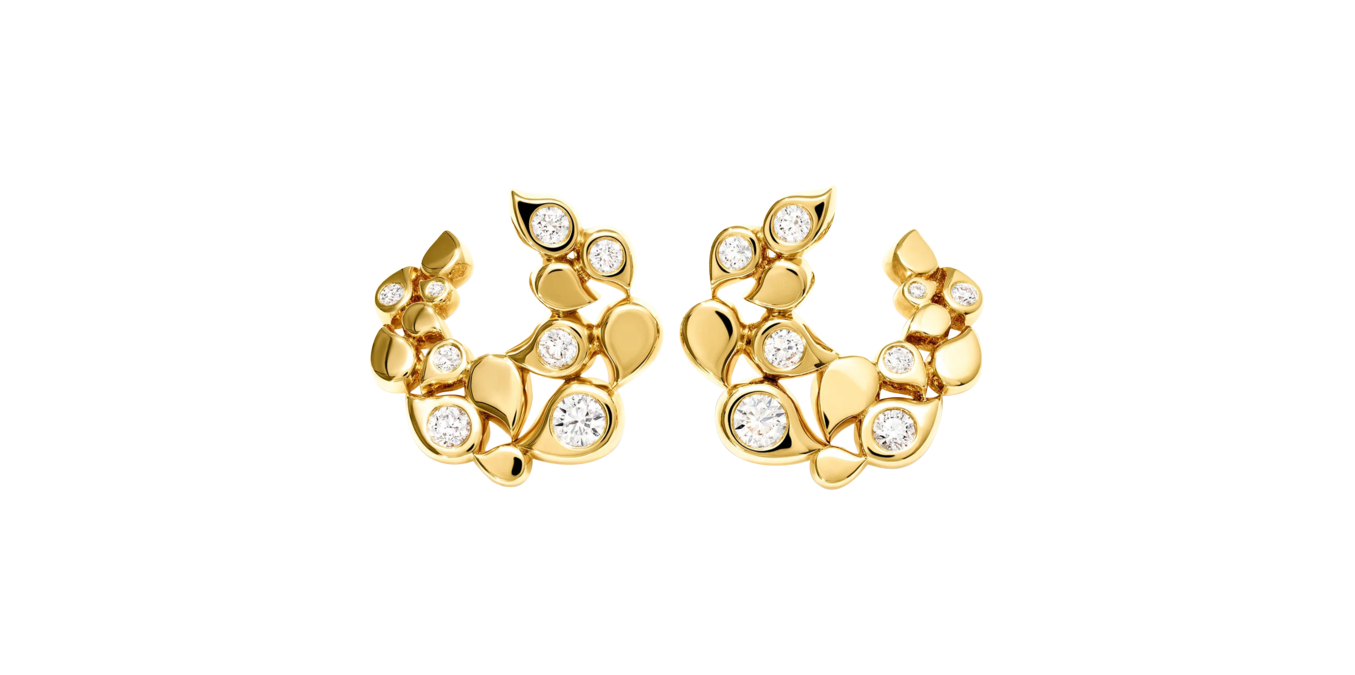 Tamara Comolli Snowflakes Hoop Classic Ohrstecker Tamara Comolli Snowflakes Hoop Classic Ohrstecker