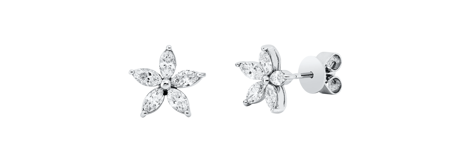 Brogle Classic diamond stud earrings