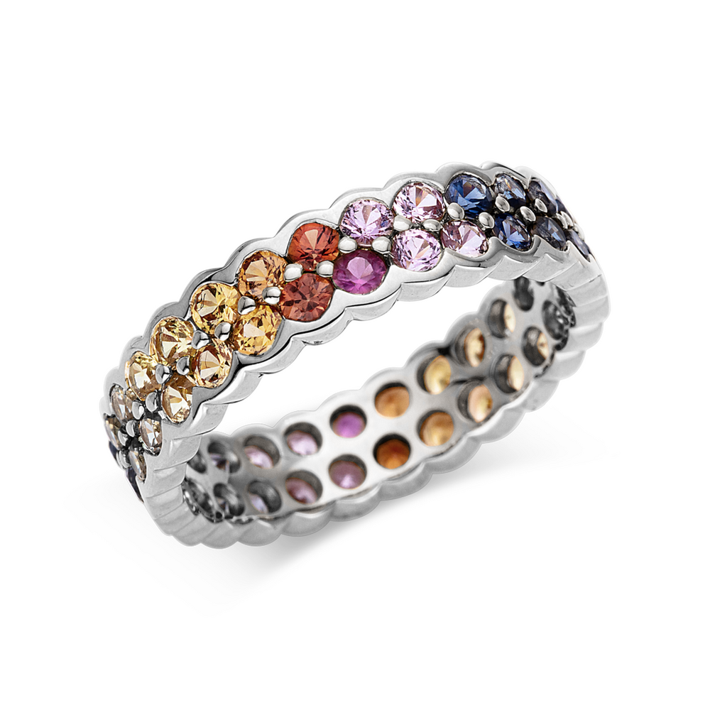 Brogle Selection Rainbow sapphire ring