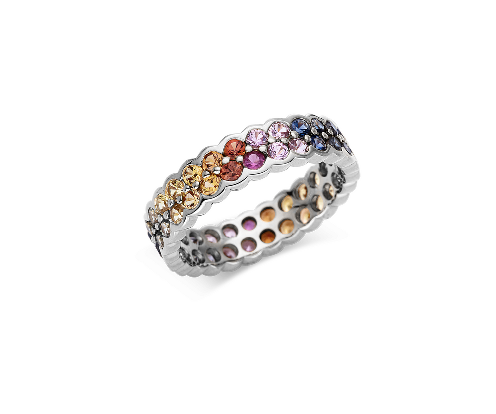 Brogle Classic Saphirring Rainbow Brogle Classic Saphirring Rainbow