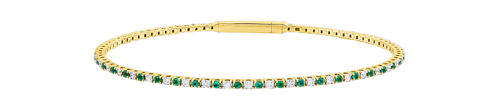 Brogle Classic emerald bangle
