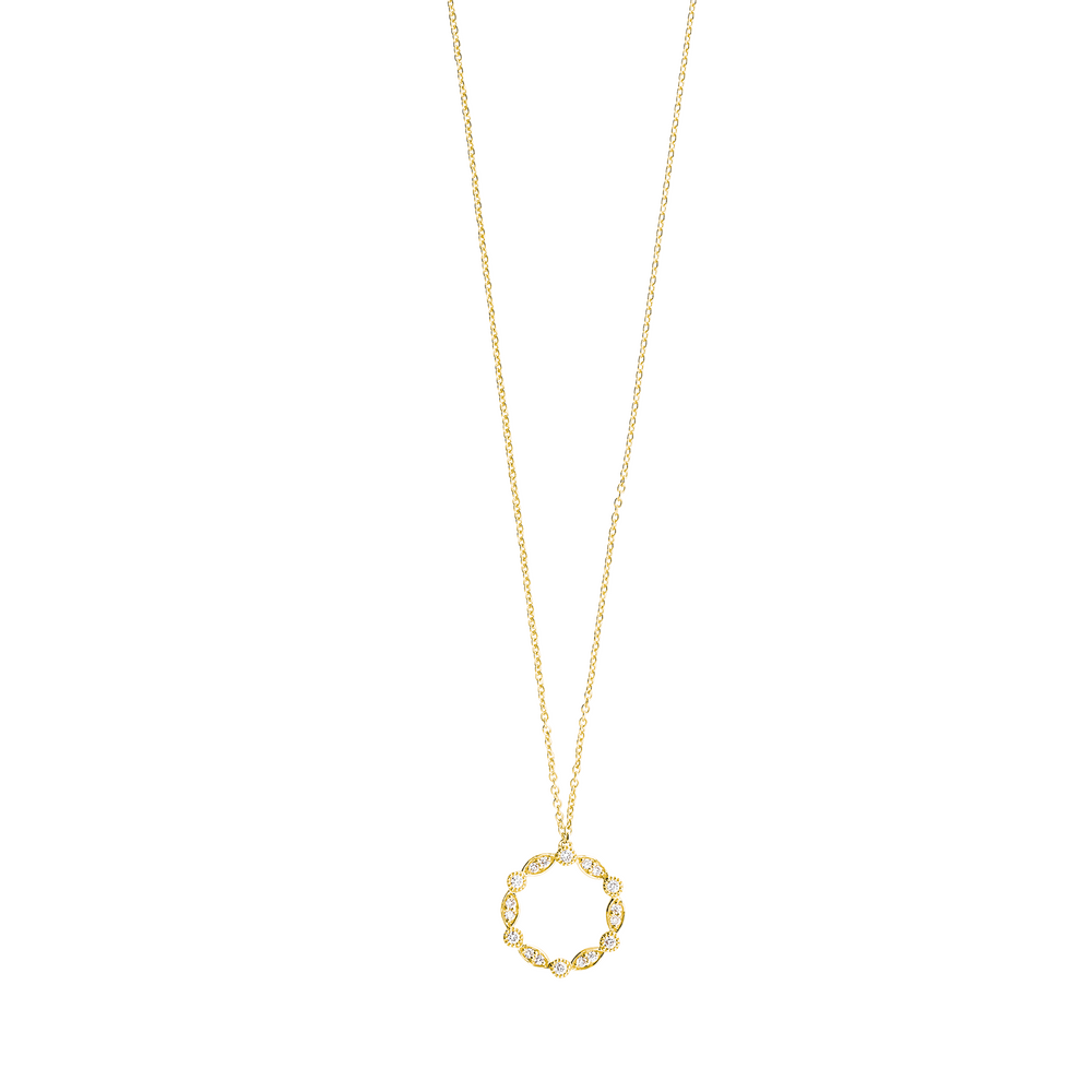 Brogle Classic necklace with diamond pendant Brogle Classic necklace with diamond pendant
