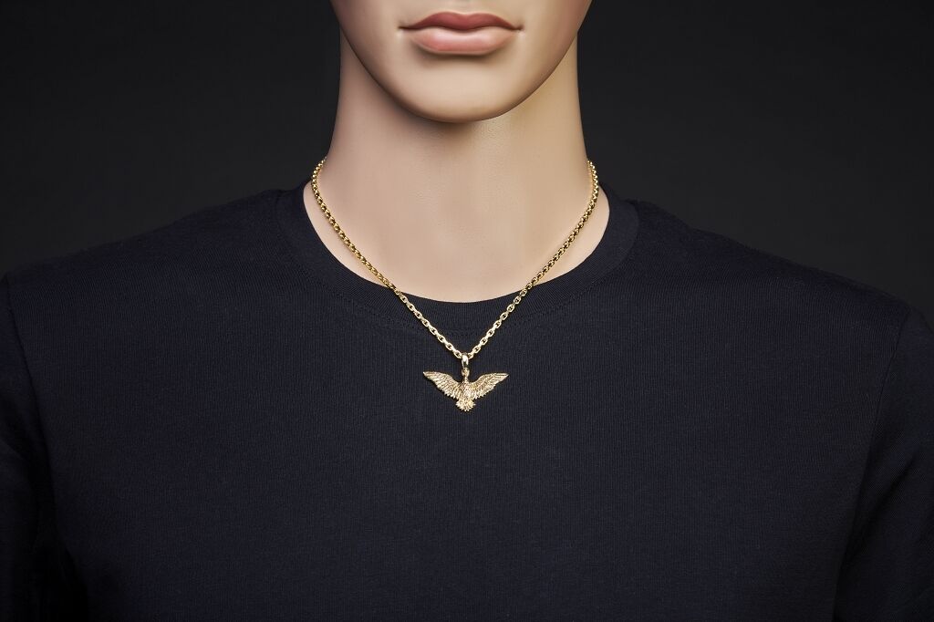 Brogle Classic eagle pendant in gold Brogle Classic eagle pendant in gold