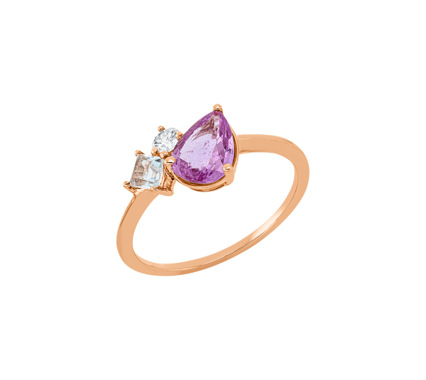 Brogle Classic colored stone ring