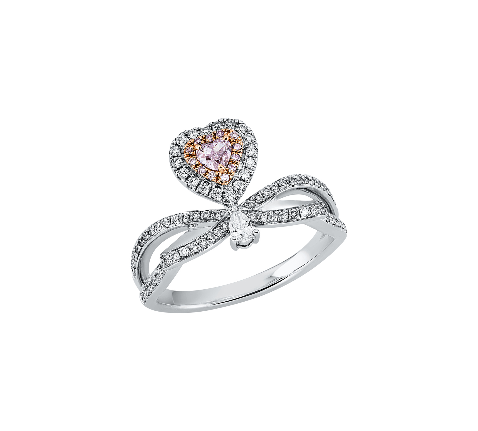 Brogle Selection Bicolor Diamantherzring Brogle Selection Bicolor Diamantherzring