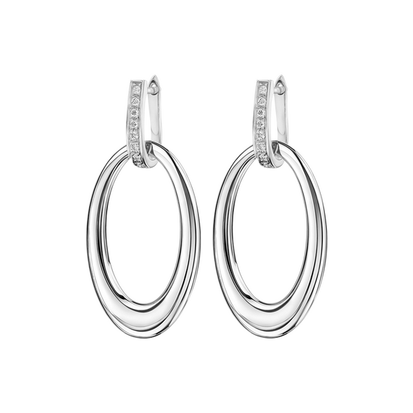 Emil Kraus Ellipse hoop earrings