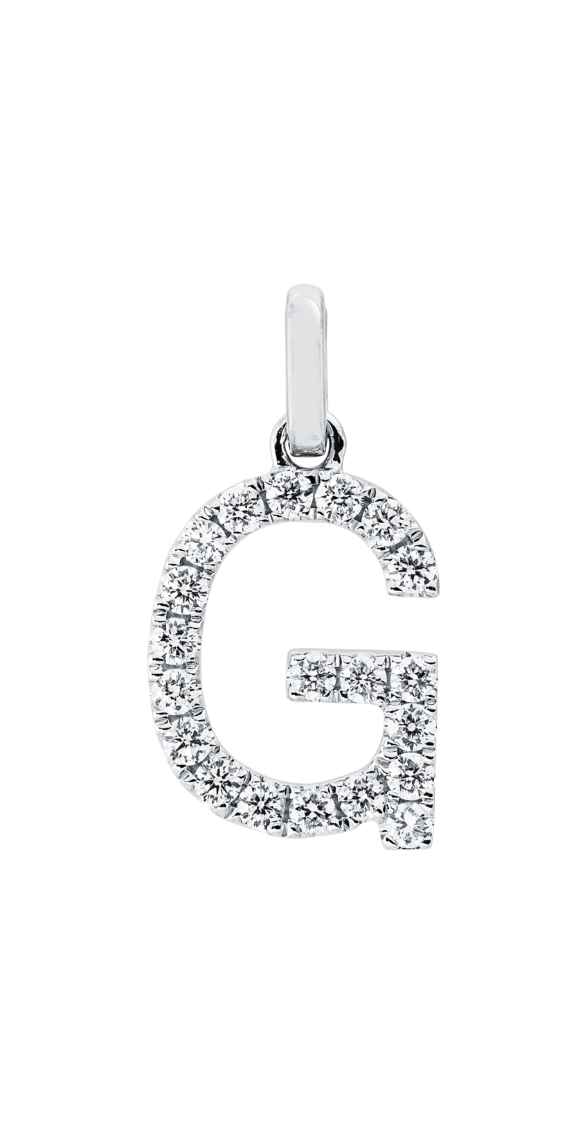 Brogle Classic Buchstabenanhänger G mit Diamanten
