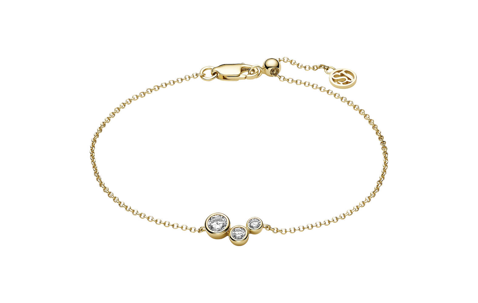 18 carat gold plated silver