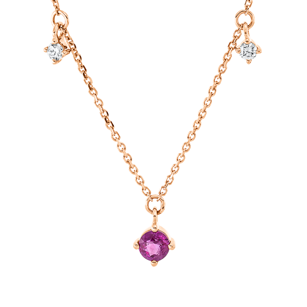 Brogle Classic Kette mit Rubinanhänger