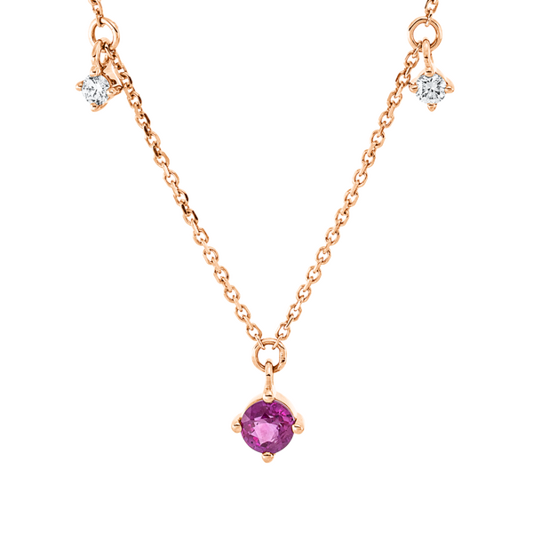Brogle Classic Kette mit Rubinanhänger