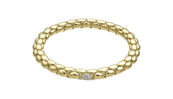 Chimento Stretch Spring Two-Tone Flexible Bracelet