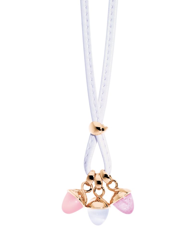 Tamara Comolli Mikado Bouquet Rosa Turmalin Anhänger
