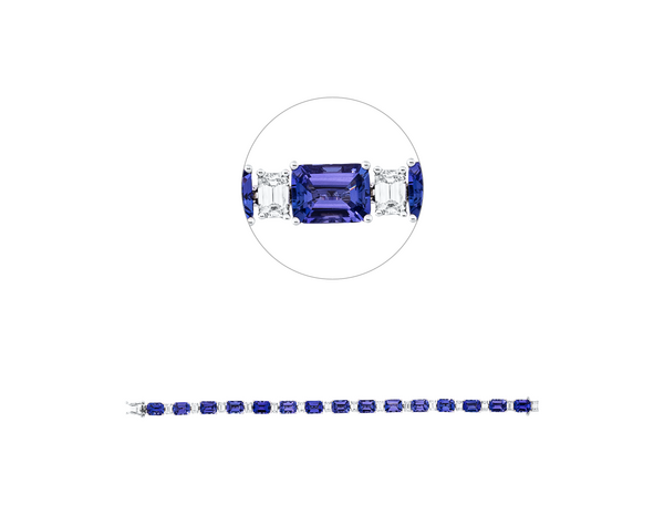 Brogle Selection Tansanitarmband Brogle Selection Tansanitarmband
