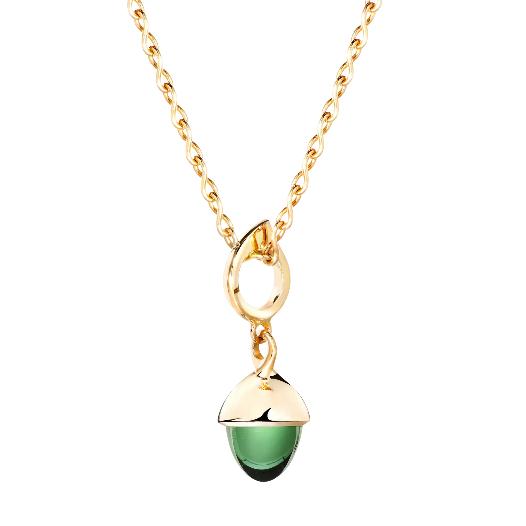 Tamara Comolli Mikado flamenco green tourmaline pendant Tamara Comolli Mikado flamenco green tourmaline pendant