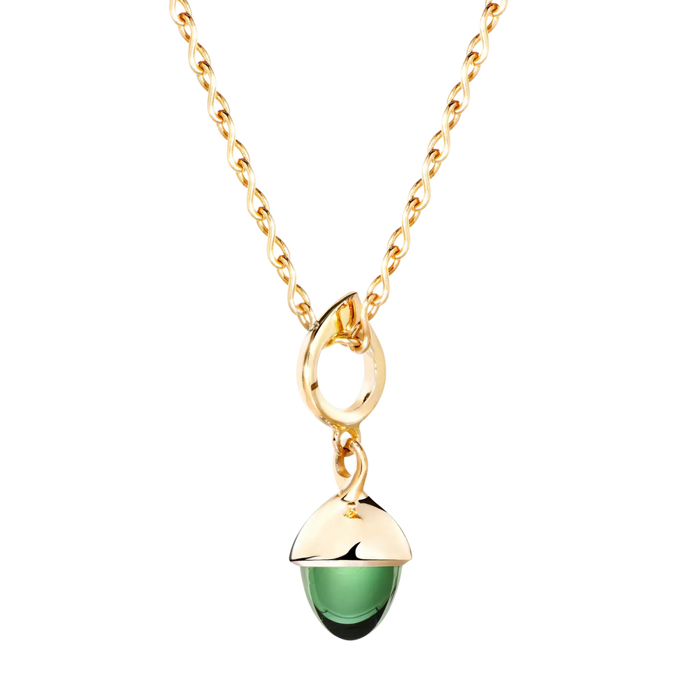 Tamara Comolli Mikado flamenco green tourmaline pendant Tamara Comolli Mikado flamenco green tourmaline pendant