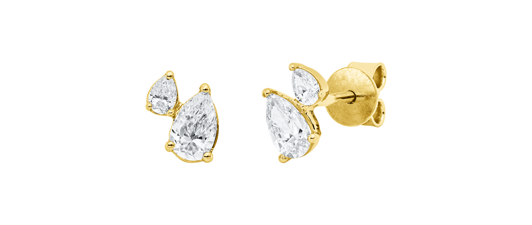 Brogle Classic diamond stud earrings Brogle Classic diamond stud earrings