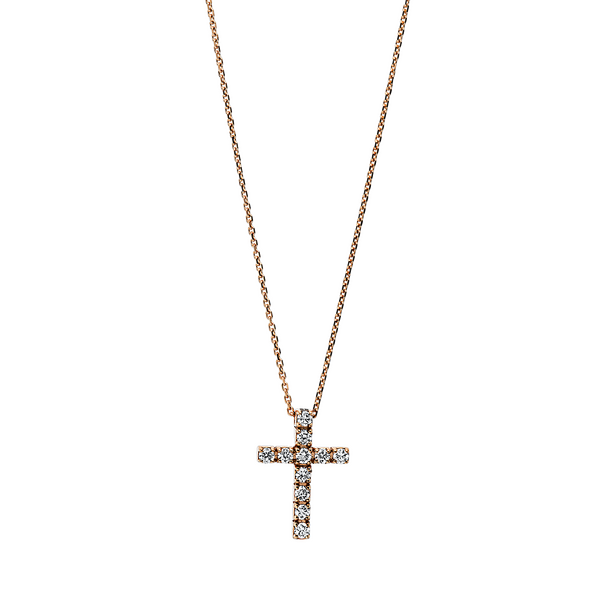 Brogle Classic necklace with diamond cross Brogle Classic necklace with diamond cross