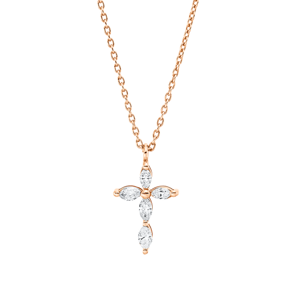 Brogle Classic necklace with diamond cross