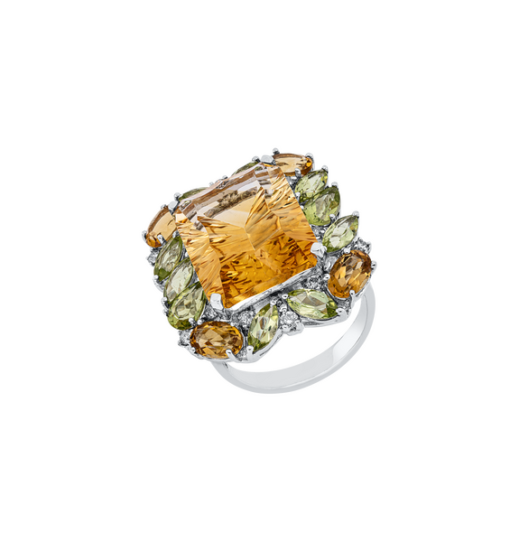 Brogle Classic colored stone ring
