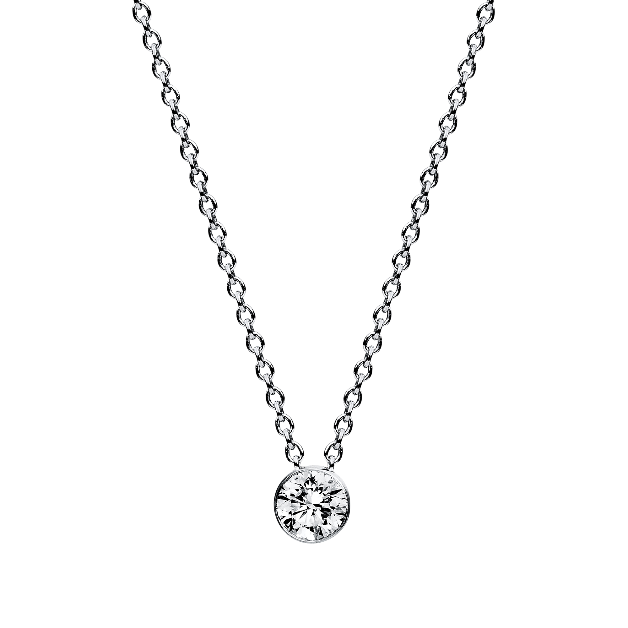 Brogle Selection necklace with pendant Sophie up to 0.25 carat Brogle Selection necklace with pendant Sophie up to 0.25 carat