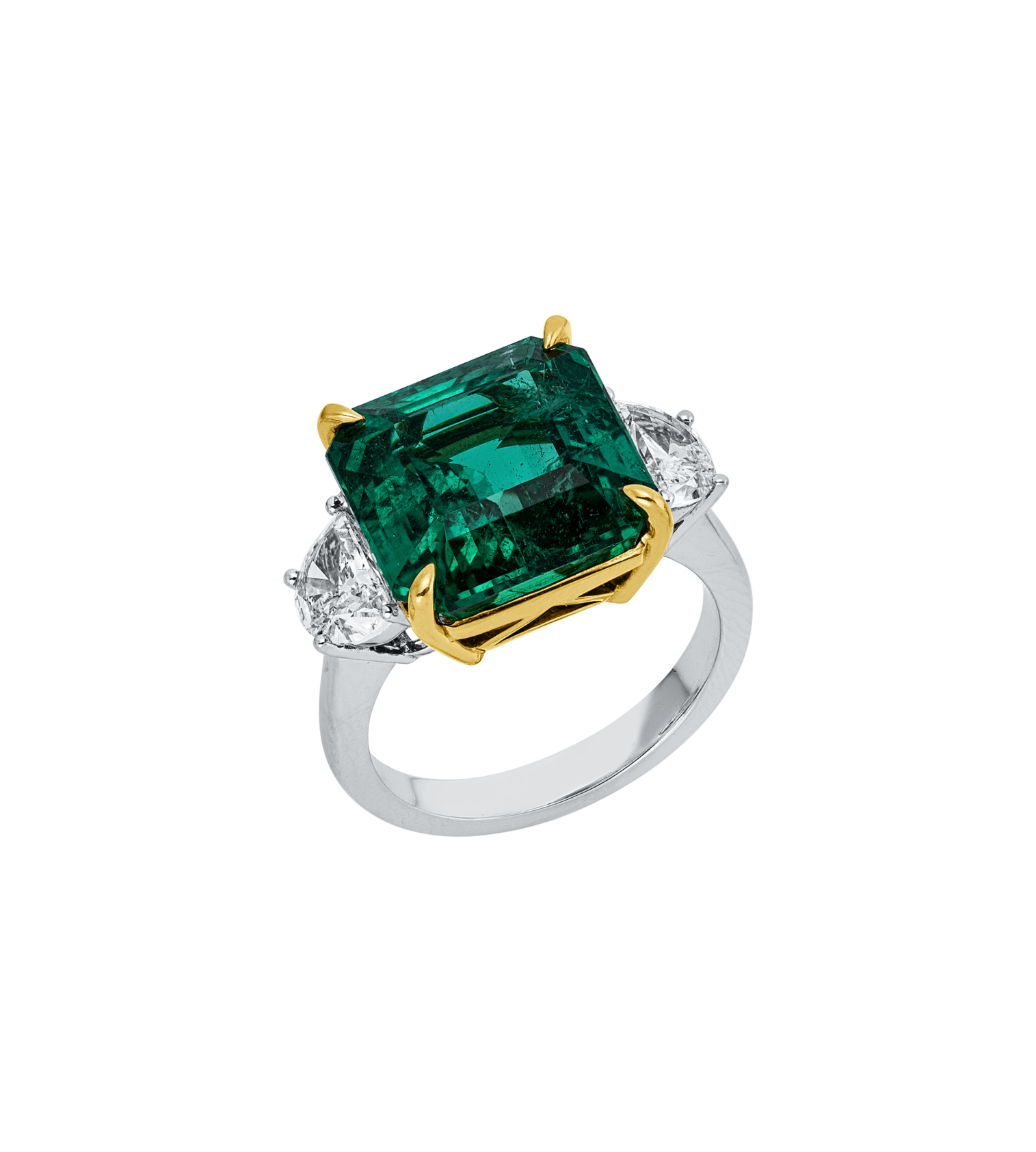 Brogle Selection Bicolor Smaragdring