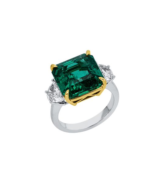 Brogle Selection Bicolor Smaragdring