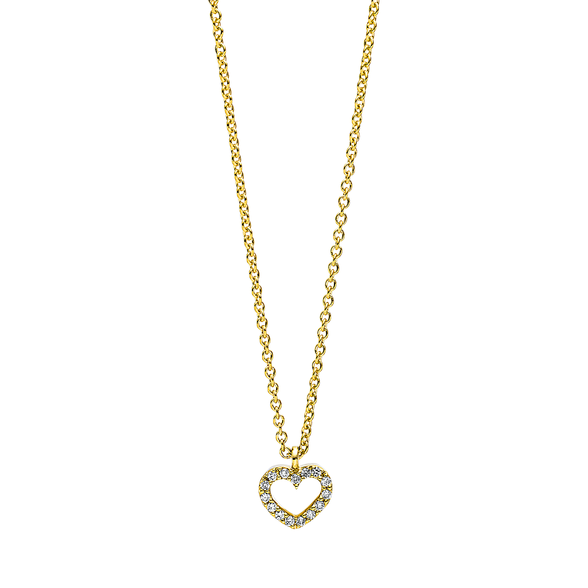 Brogle Classic Kette mit Diamantherz Brogle Classic Kette mit Diamantherz