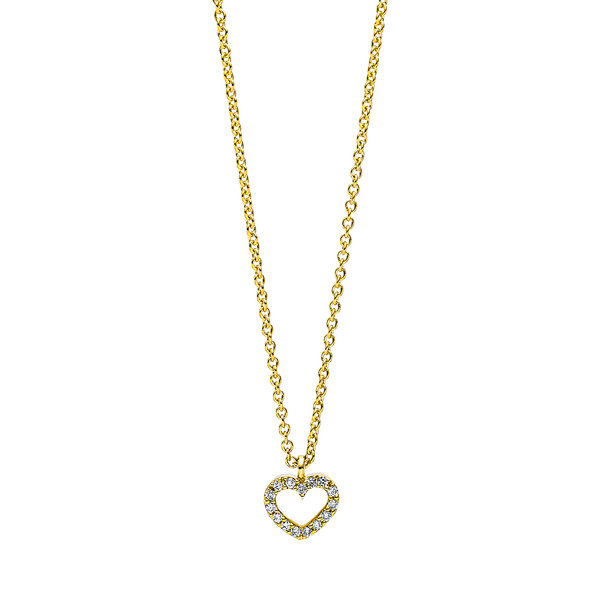 Brogle Classic Kette mit Diamantherz Brogle Classic Kette mit Diamantherz
