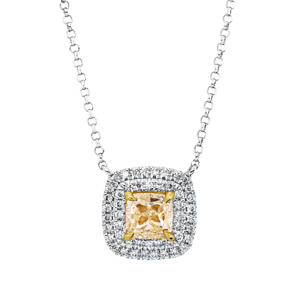 Brogle Selection bicolour diamond necklace Brogle Selection bicolour diamond necklace