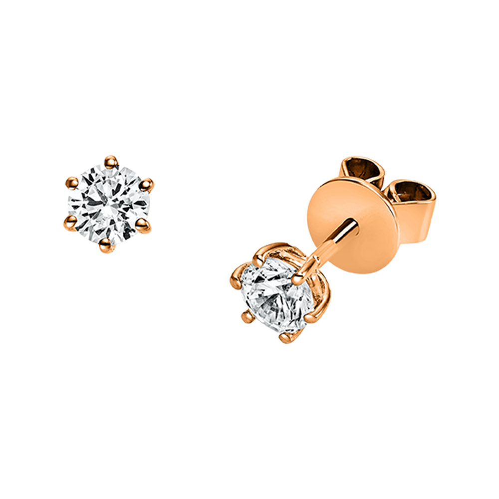 Brogle Selection Marie stud earrings up...