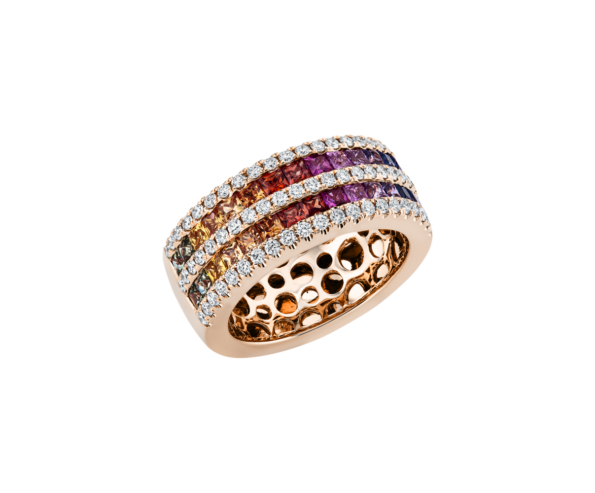 Brogle Classic Sapphire Ring Rainbow Brogle Classic Sapphire Ring Rainbow