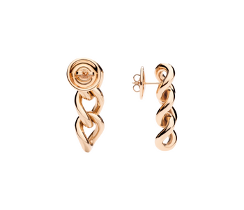 POC1010 O7000 00000 030 Pomellato earrings catene rose gold 18kt a97eb1c61799544b5