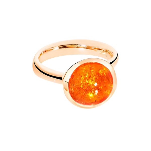 Tamara Comolli Bouton Mandarin-Granat L Ring Tamara Comolli Bouton Mandarin-Granat L Ring