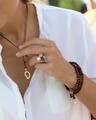 Tamara Comolli Bouton Rauchquarz L Ring