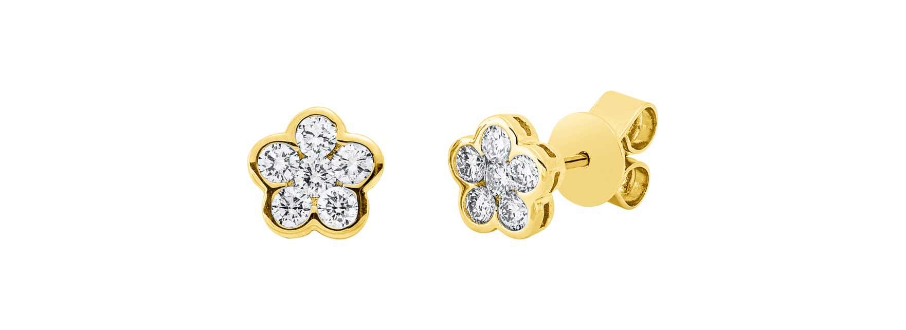 Brogle Classic diamond stud earrings