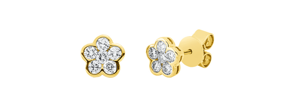 Brogle Classic diamond stud earrings