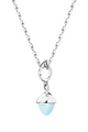 Tamara Comolli Mikado Flamenco Aqua Chalcedony Pendant