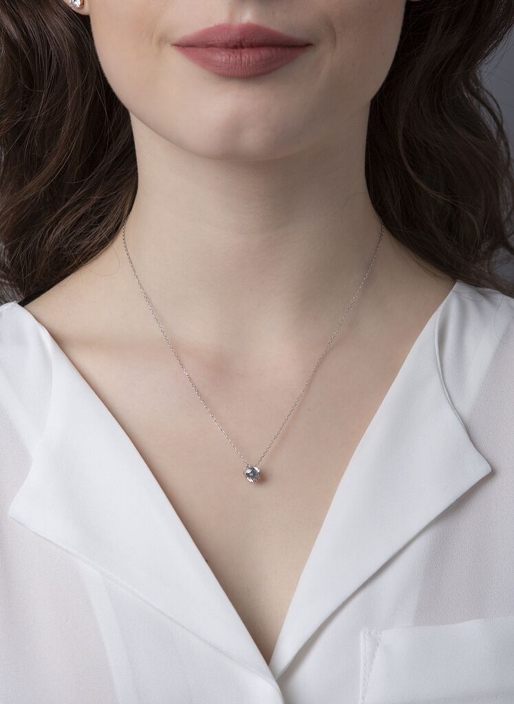 Brogle Selection necklace with pendant Sophie from 0.7 carat Brogle Selection necklace with pendant Sophie from 0.7 carat