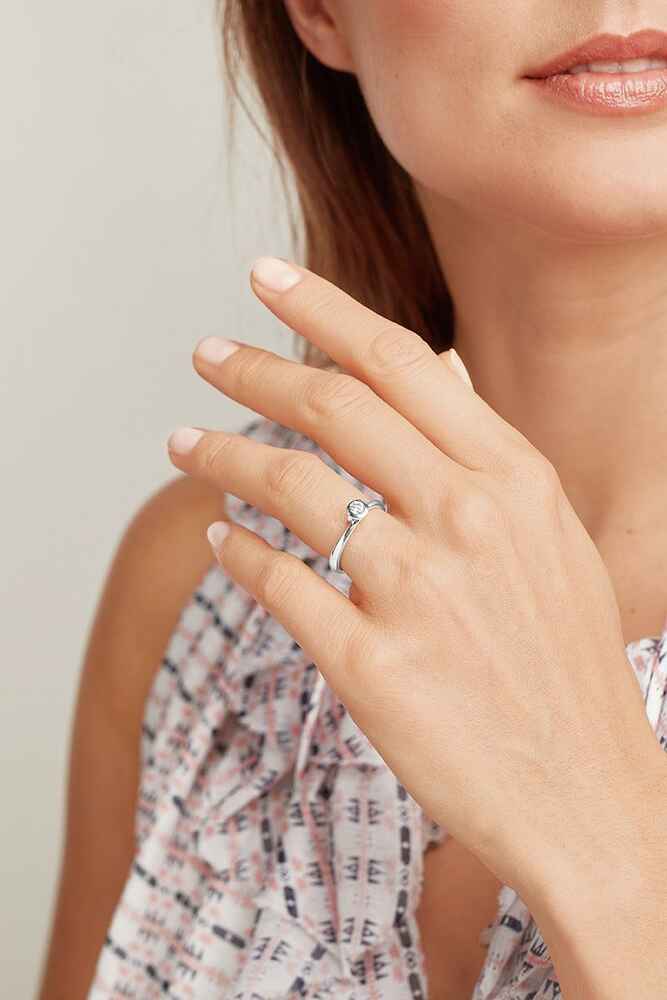 Tamara Comolli Bouton Solitaire Ring