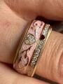 Wellendorff Edel-Vergissmeinnicht. Nude mit Herz Ring