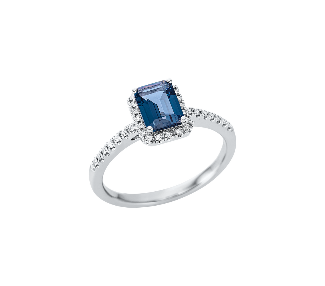 Brogle Classic colored stone ring
