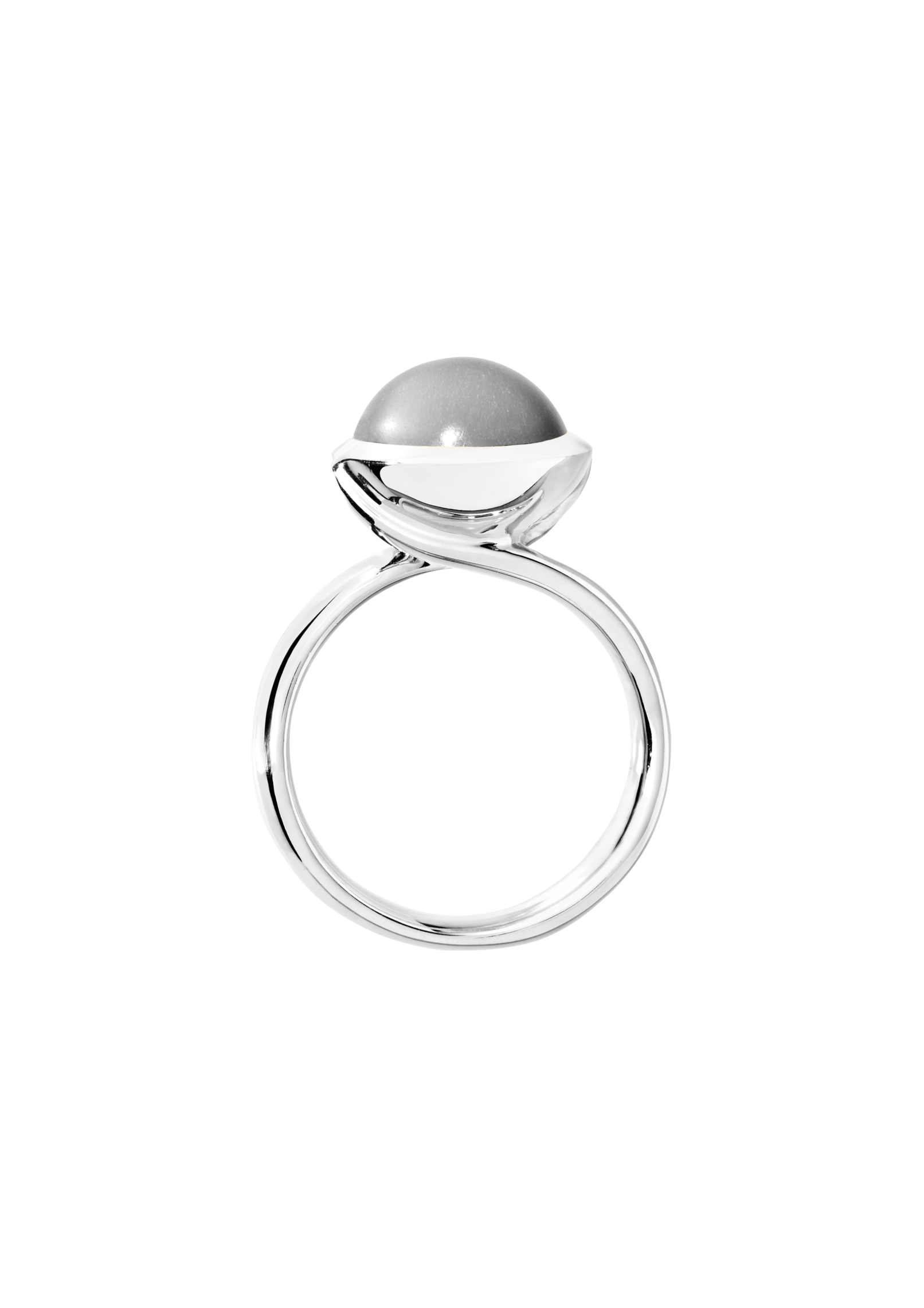 Tamara Comolli Bouton Grauer Mondstein L Ring Tamara Comolli Bouton Grauer Mondstein L Ring