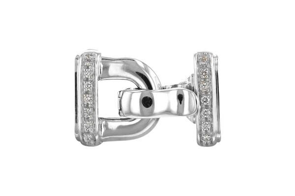 Brogle Classic pearl folding clasp, multi-row