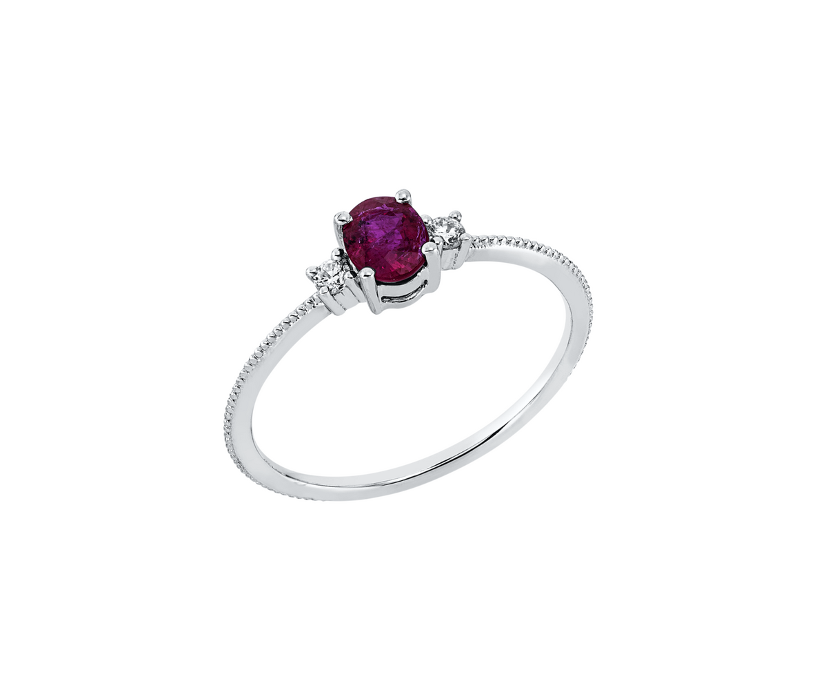 Brogle Classic ruby ring